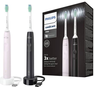 Philips Sonicare HX3675/15 Elektrisk tandbørste 2 stk