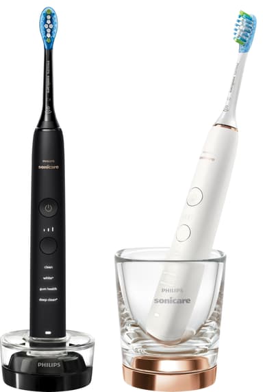 Philips Sonicare DiamondClean 9000 elektisk tandbørste 2-pak HX991457
