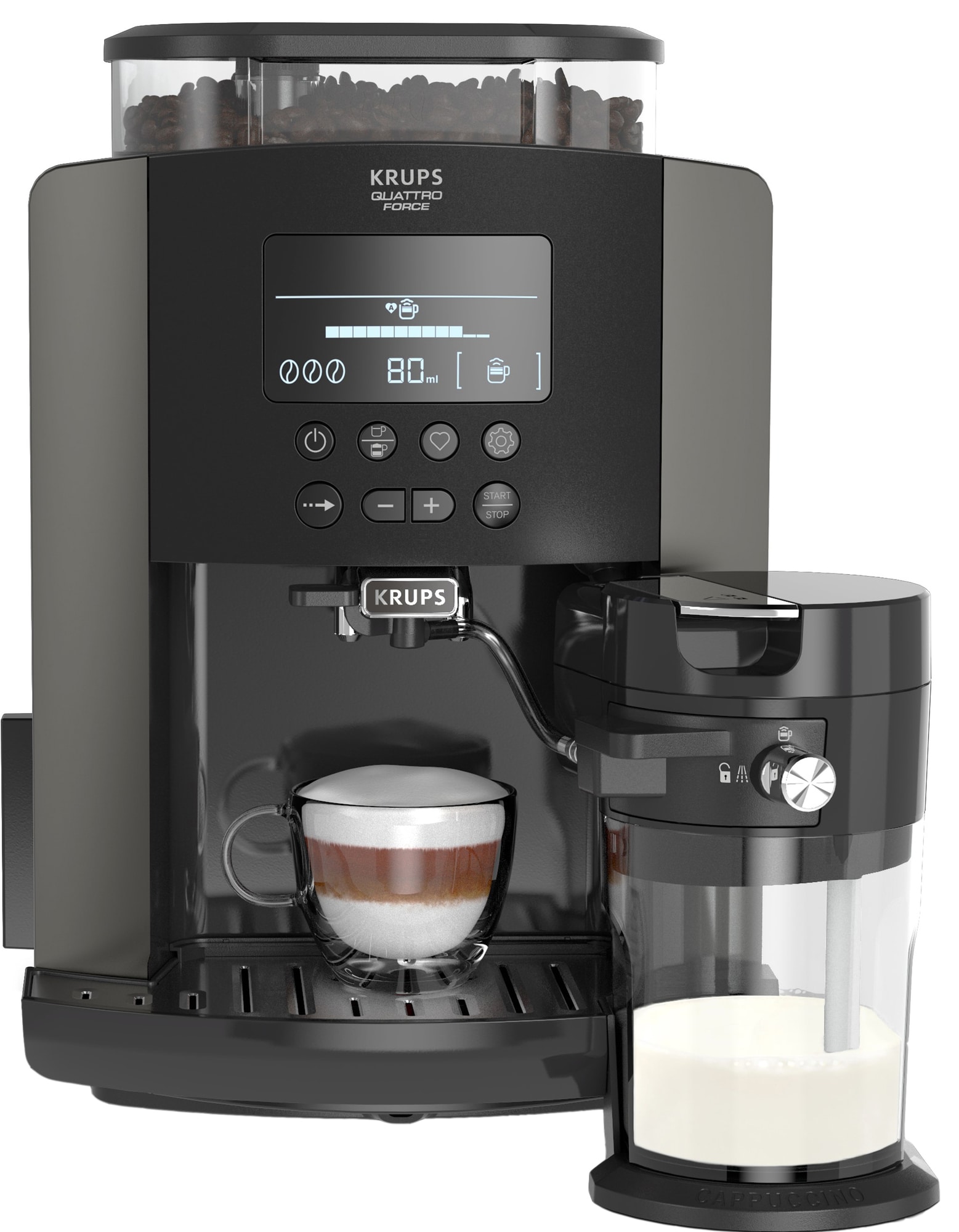 Krups Arabica Latte espressomaskine EA819E10 thumbnail