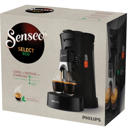 Senseo Select Eco kapselkaffemaskine CSA24021 (black/speckle)