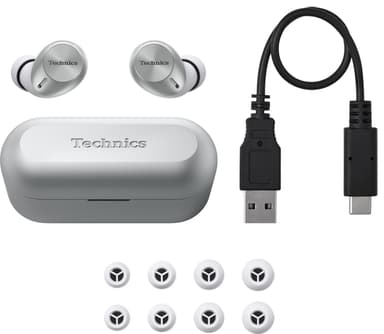 Technics AZ40 true wireless in-ear høretelefoner (sølv)