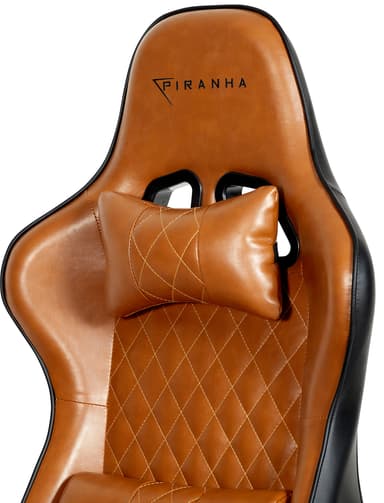 Piranha Bite gaming stol (cognac)