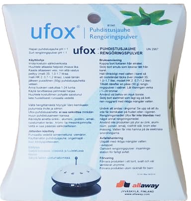 Ufox rengøringspulver 81141 (2 x 50 g pakke)