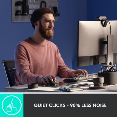 Logitech MX Master 3S trådløs mus (pale grey)