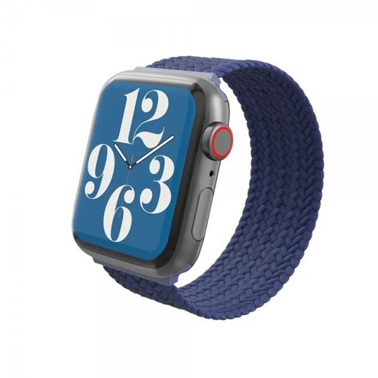 Apple Watch 42/44/45mm Armbånd Braided Watch Band Small Navy Blue