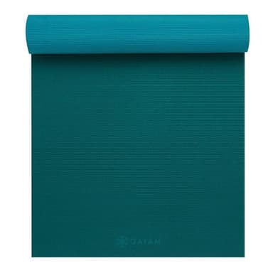 Gaiam Turquoise Sea 2-Color Yoga Mat 4mm Classic