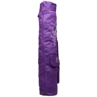 Gaiam Deep Plum Surf Yoga Mat Bag