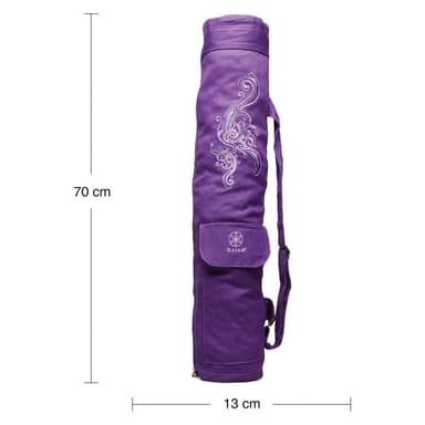 Gaiam Deep Plum Surf Yoga Mat Bag