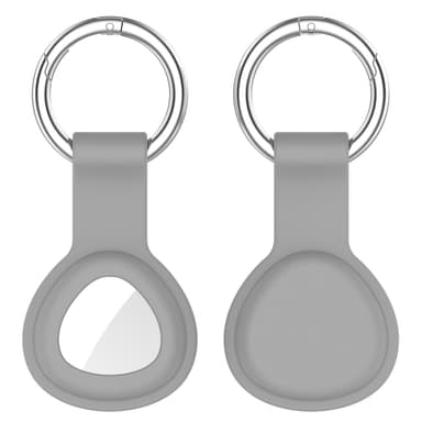 Nøglering Air Tag Case Grå Apple AirTag/Huawei Tag