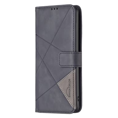 Motorola Moto G14 BINFEN COLOR Præget Flip Cover - Sort