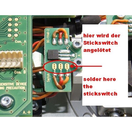 Jeti Transmitter Stick-knap