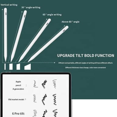 Stylus pen til iPad (2018 og nyere) USB-C Hvid