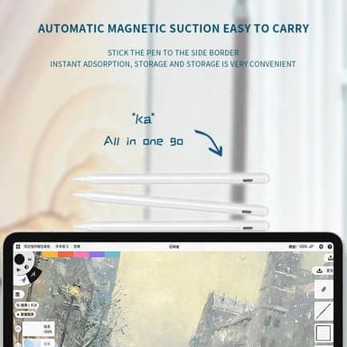 Stylus pen til iPad (2018 og nyere) USB-C Hvid