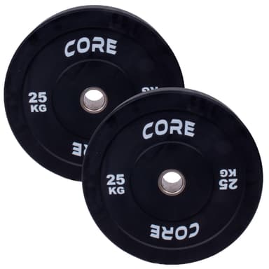 Core Sæt af 2 Bumper plates 5-25 kg - 5 kg