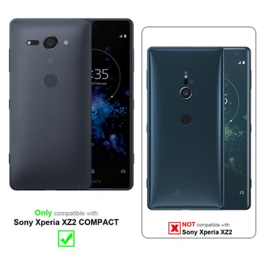 Cover Sony Xperia XZ2 COMPACT Etui Case (Sort)