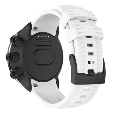 Bløde silikone urremme til Suunto spartan sport håndled hr baro/Suunto9 Baro Hvid