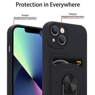 iPhone 13 MINI Etui Kæde Cover(Sort)