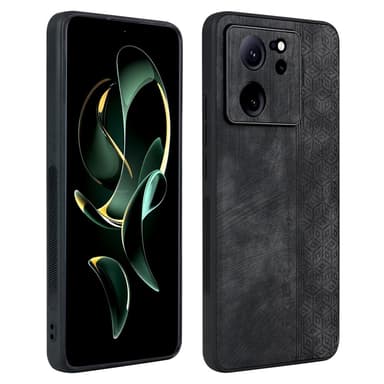 SKALO Xiaomi 13T/13T Pro AZNS PU læder Cover - Sort