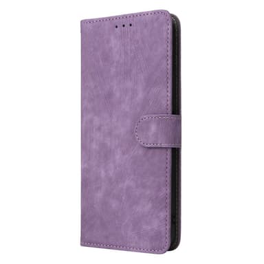 SKALO Xiaomi Redmi 12 4G/5G Flip Cover m. pung i PU-læder - Lilla