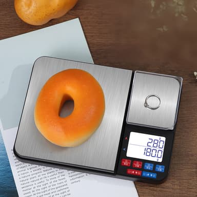 Dual platform digital vægt med to præcisions 5kg/0.1g 500g/0.01g