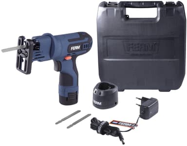FERM JSM1026 Batteridrevet stiksav 12V - Inkl. 1x 1,5Ah Li-Ion-batteri - DIY