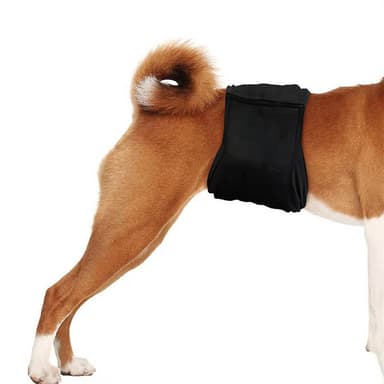 Behagelig og vaskbar hundeble Sort XS