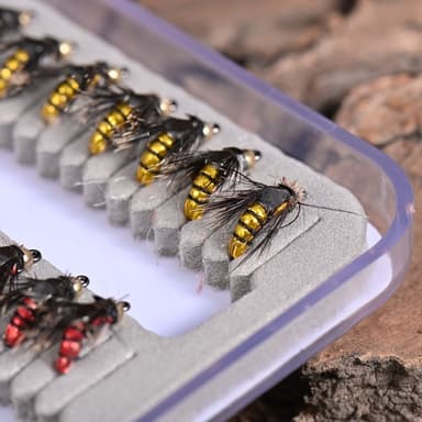 50 stk Fluefiskeri Drag Kit Bait Fisketilbehør - Insekt