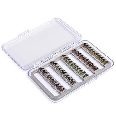 50 stk Fluefiskeri Drag Kit Bait Fisketilbehør - Flyve