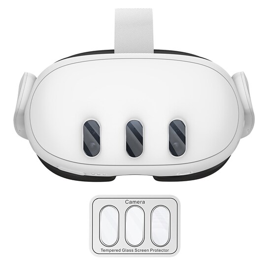 Oculus Meta Quest 3 VR WOLMTT Lens Protector hærdet glasfilm