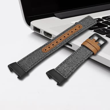 INF Udskiftning af urrem til Fitbit Charge 3 Charge 4 Sort
