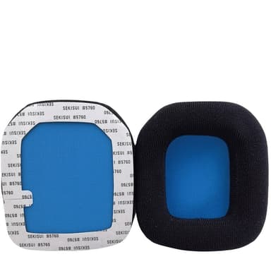 Ørepuder Kompatible med Logitech Astro Headset, Flanell Memory Foam ørepuder Sort