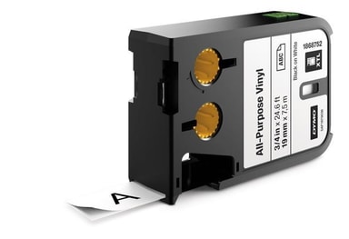 DYMO XTL AllPurpose Vinyl Labels, 19mm, black on white Elgiganten