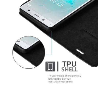 Cover Sony Xperia XZ2 COMPACT Etui Case (Sort)