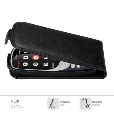 Nokia 3310 2G Pungetui Flip Cover (Sort)