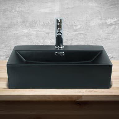 ML Design Design håndvask badeværelse 600x365 mm firkantet