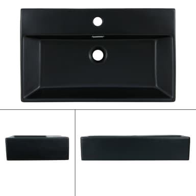 ML Design vask til badeværelse 600x365 mm firkantet