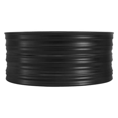 ML-Design Keramisk vask i mat sort Ø 41 x 18 cm, rund