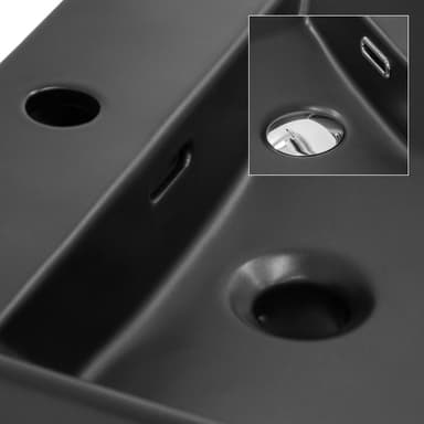 Keramisk håndvask til bordplade 415 x 360 mm