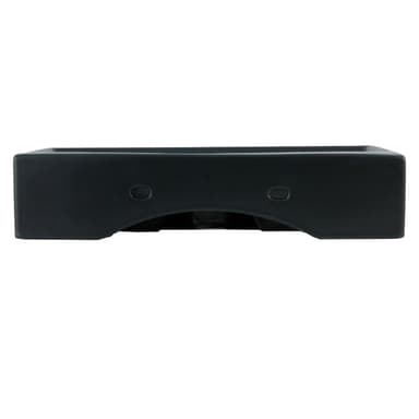 ML design | Design vask badeværelse 600x365 mm firkantet, sort mat