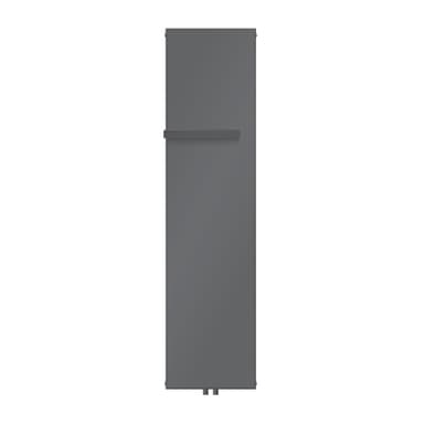 Plan radiator med håndklædetørrer Design radiator 452x1800mm antracit