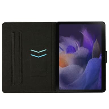 SKALO Samsung Tab A9 Marmor Flip Cover - Blå