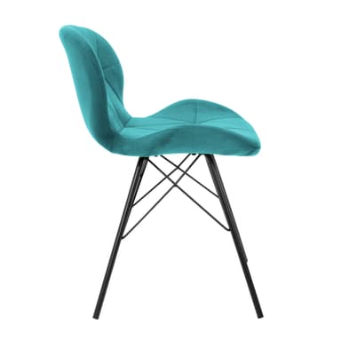 ML-Design Lot 4x Spisebordsstole Petrole Modern Style