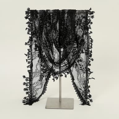 Flower Lace Triangel Scarf Sort