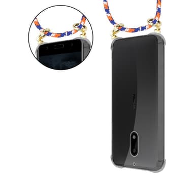 Nokia 6 2017 Etui Cover Kæde (Blå)