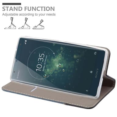 Sony Xperia XZ2 Pungetui Cover Case (Blå)