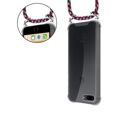 iPhone 7 PLUS / 7S PLUS / 8 PLUS Etui Cover Kæde (Blå)