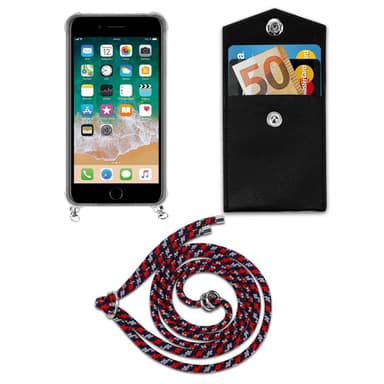 iPhone 7 PLUS / 7S PLUS / 8 PLUS Etui Cover Kæde (Blå)