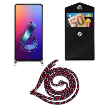 Asus ZenFone 6 Etui Cover Kæde (Blå)