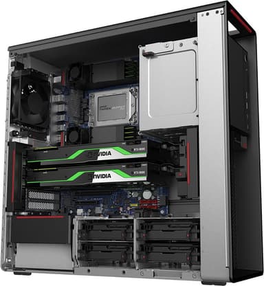 Lenovo ThinkStation P620 arbejdsstation 30E000GMMT (sort)