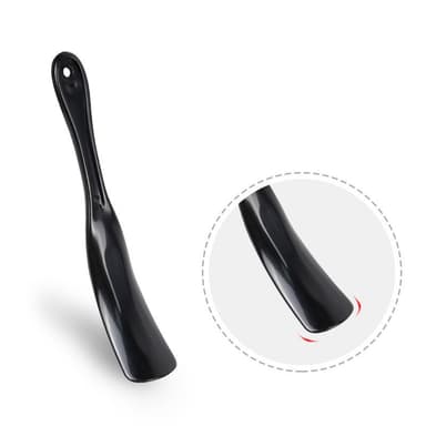 Plast skohorn Sort